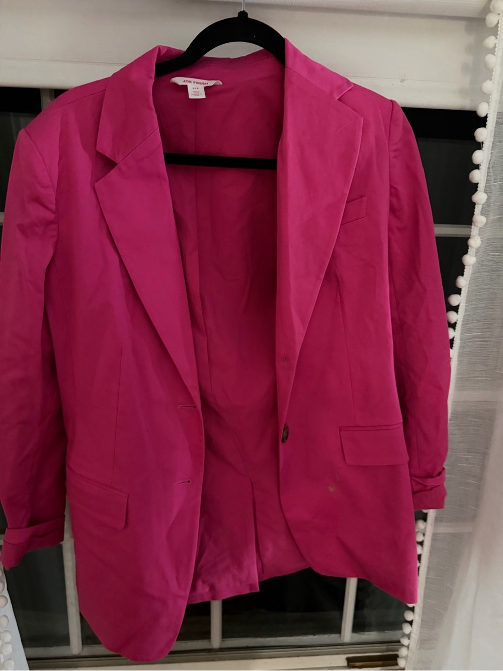 Joe Fresh Bright Pink Women's Blazer